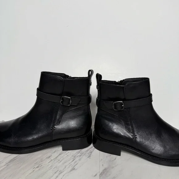 Sam Edelman Nolynn Black Leather Bootie 8M - Picture 8 of 15